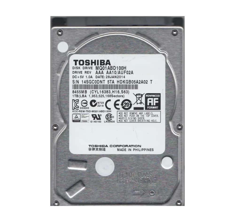 Toshiba HDKGB05A2A02 1TB 6Gb/s SATA
