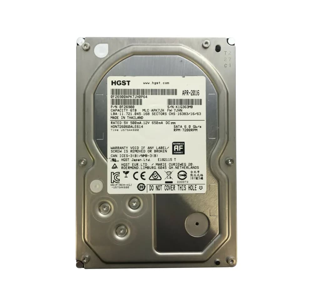HGST HDN726060ALE614 6TB 6Gb/s SATA