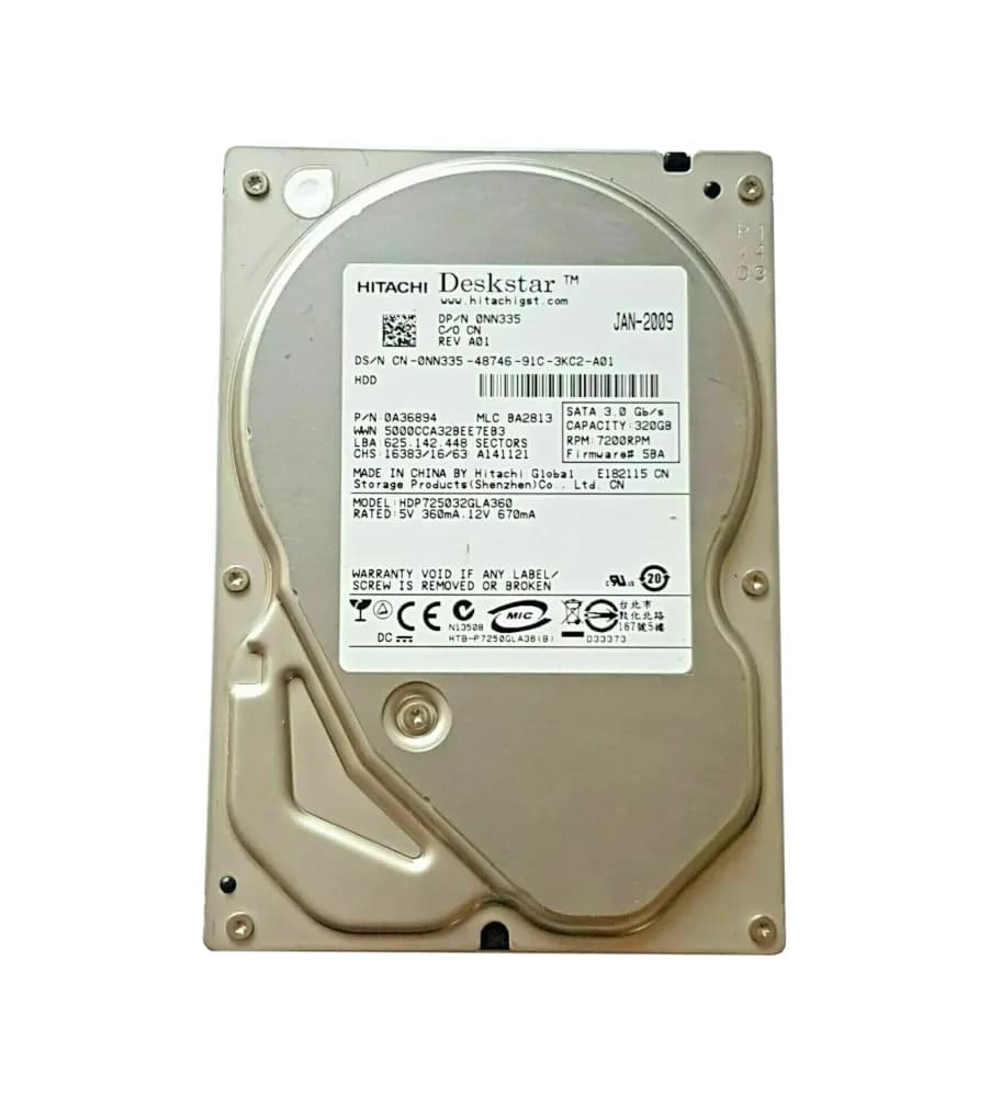 Hitachi HDP725032GLA360 320GB 3Gb/s SATA