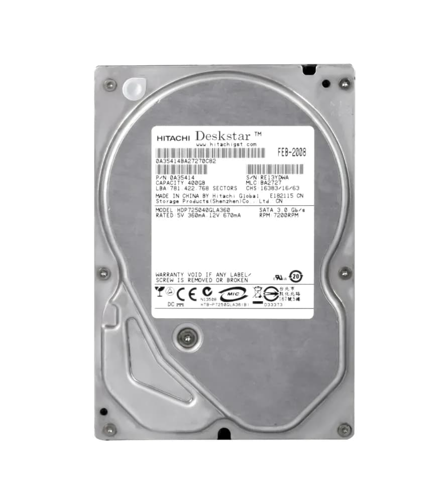 Hitachi HDP725040GLA360 400GB 3Gb/s SATA