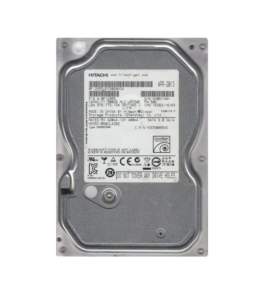 Hitachi HDS5C1050CLA382 500GB 3Gb/s SATA