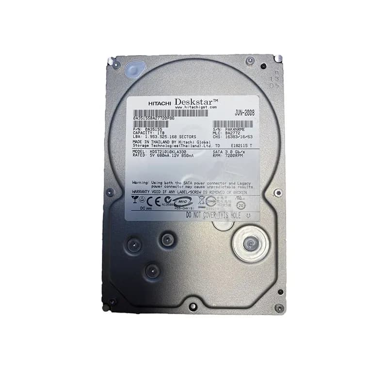 Hitachi HDS721010KLA330 1TB 3Gb/s SATA