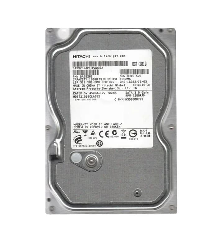 HGST HDS721016CLA382 160GB 3Gb/s SATA