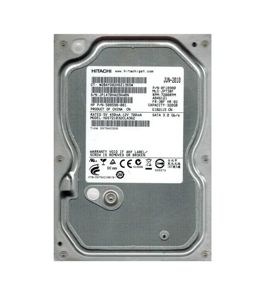 HGST HDS721032CLA362 320GB 3Gb/s SATA