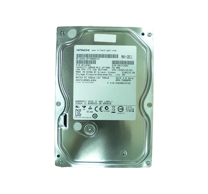 HGST HDS721050CLA362 500GB 3Gb/s SATA