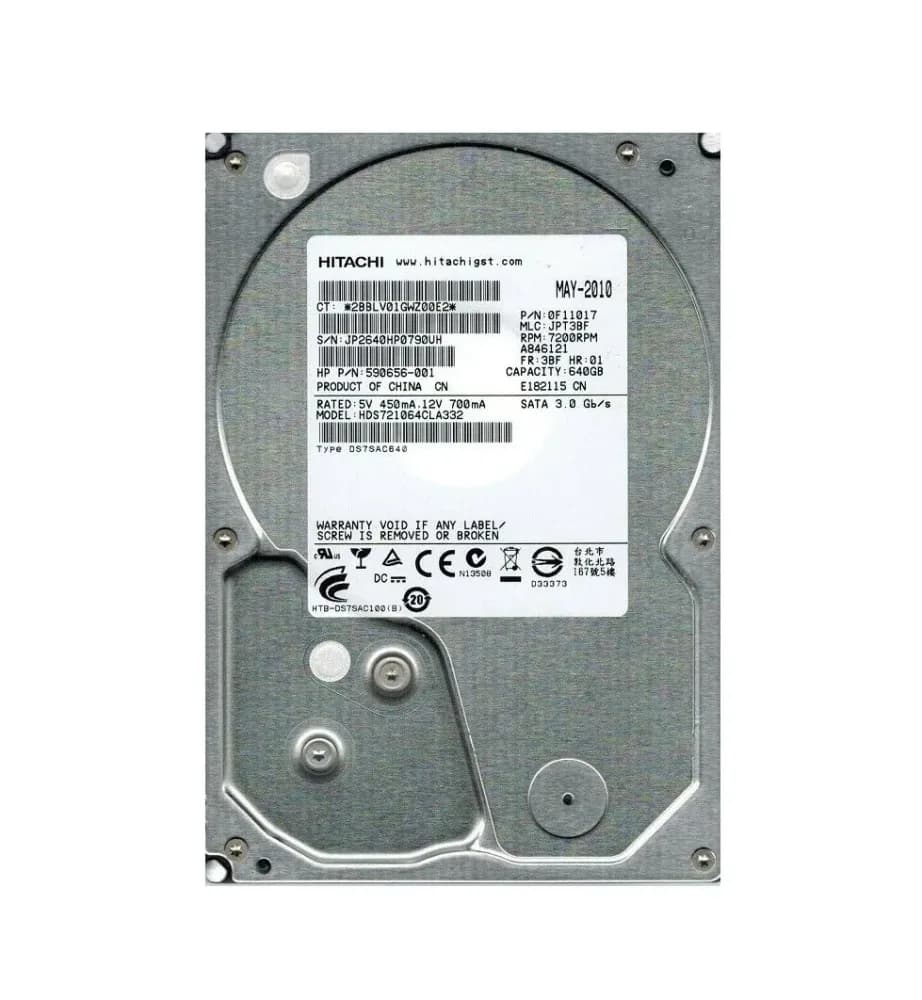 HGST HDS721064CLA332 640GB 3Gb/s SATA