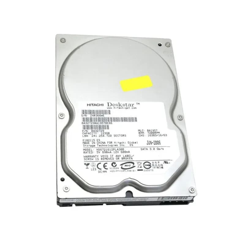 Hitachi HDS721612PLA380 120GB 3Gb/s SATA