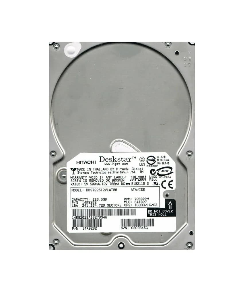 Hitachi HDS722512VLAT80 120GB IDE Ultra ATA/100 (ATA-6)