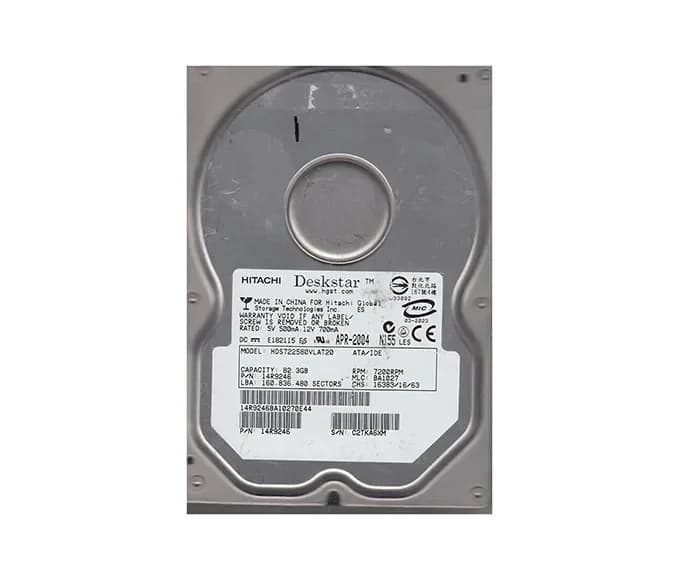 Hitachi HDS722580VLAT20 80GB IDE Ultra ATA/100 (ATA-6)