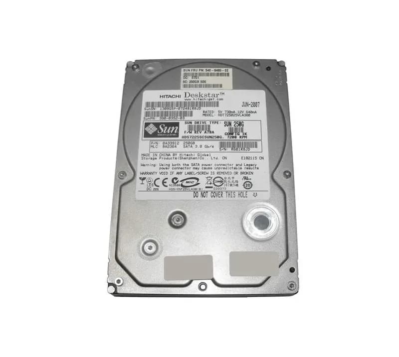 Sun HDS7225SCSUN250G 250GB 3Gb/s SATA