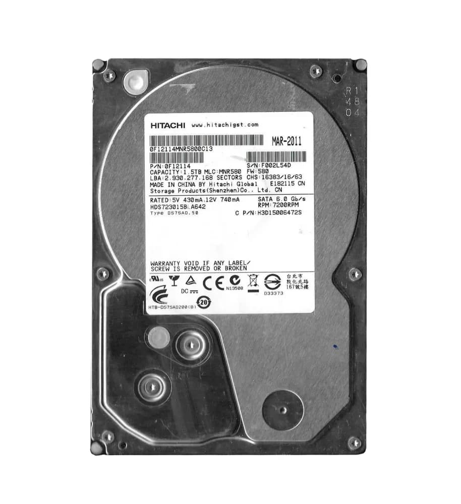 Hitachi HDS723015BLA642 1.5TB 6Gb/s SATA