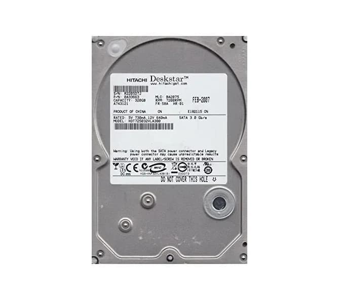 Hitachi HDT725032VLA380 320GB 3Gb/s SATA