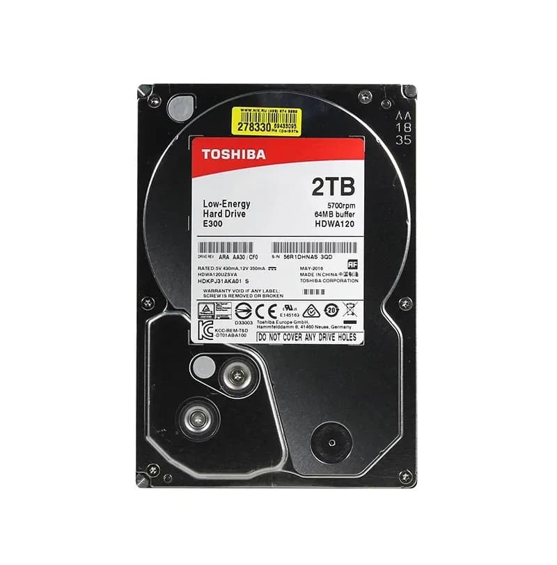 Toshiba HDWA120UZSVA 2TB 6Gb/s SATA