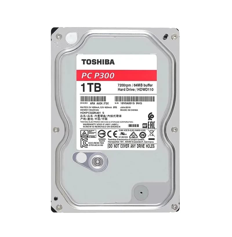 Toshiba HDWD110UZSVA 1TB 6Gb/s SATA