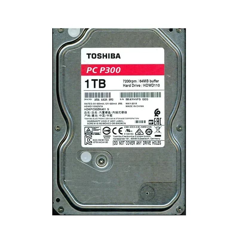 Toshiba HDWD110XZSTA 1TB 6Gb/s SATA