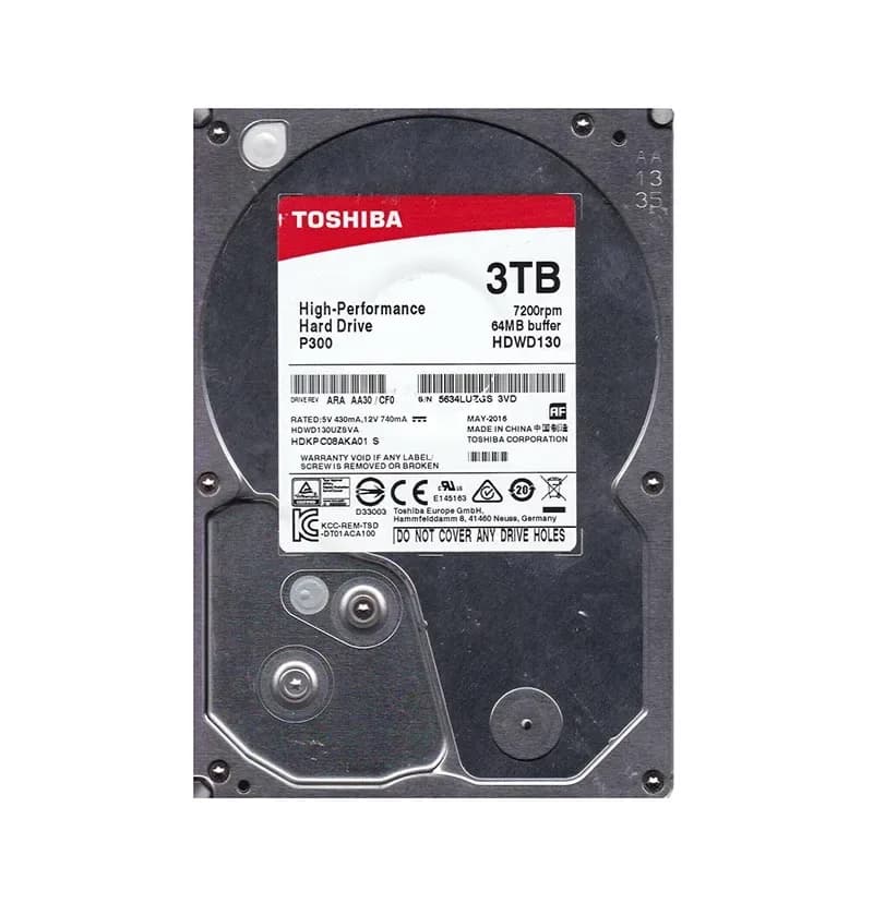 Toshiba HDWD130UZSVA 3TB 6Gb/s SATA