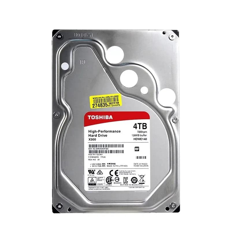 Toshiba HDWE140EZSTA 4TB 6Gb/s SATA