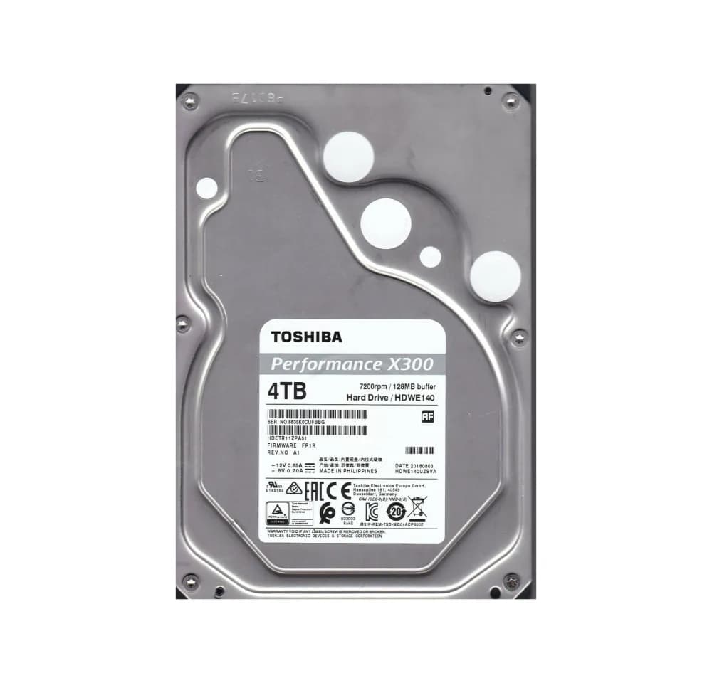 Toshiba HDWE140UZSVA 4TB 6Gb/s SATA