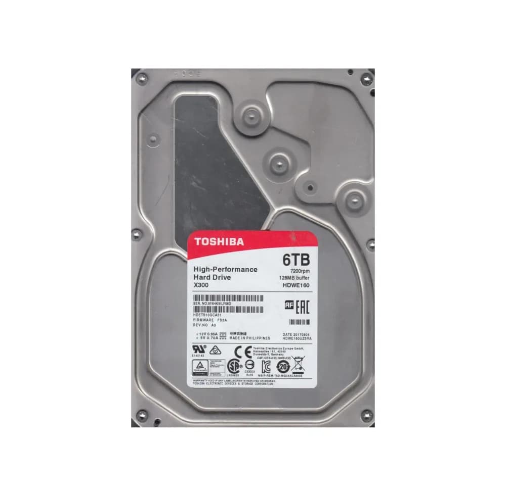 Toshiba HDWE160UZSVA 6TB 6Gb/s SATA