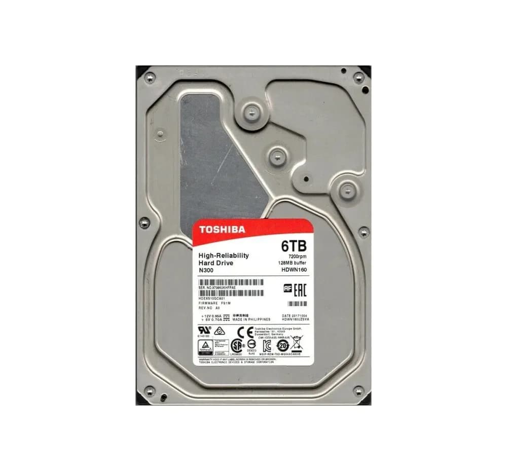 Toshiba HDWN160UZSVA 6TB 6Gb/s SATA