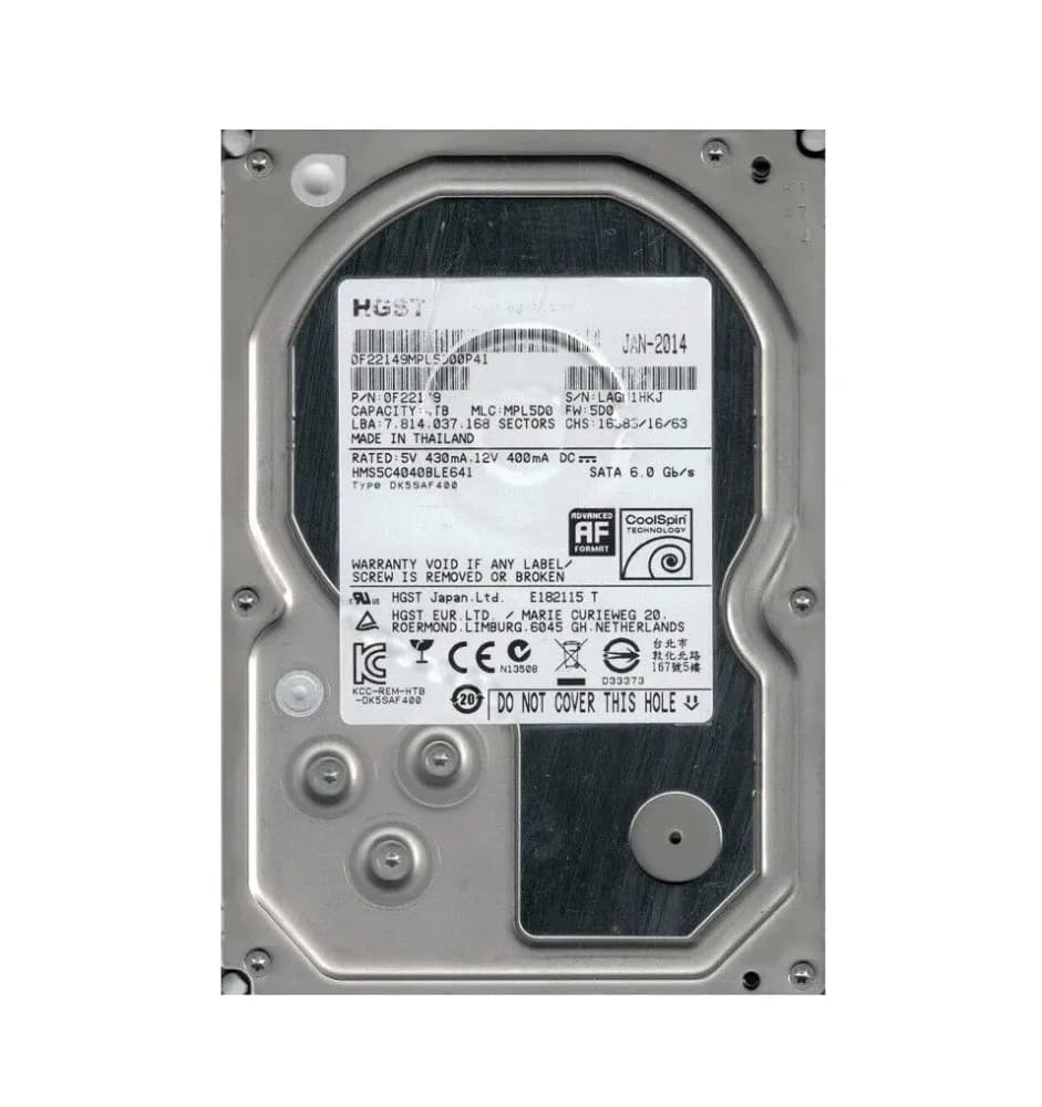 HGST HMS5C4040BLE641 4TB 6Gb/s SATA