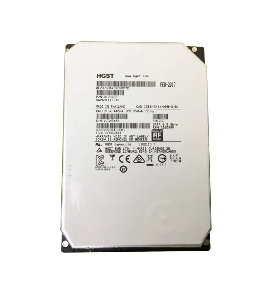 HGST HUH728080ALE601 8TB 6Gb/s SATA