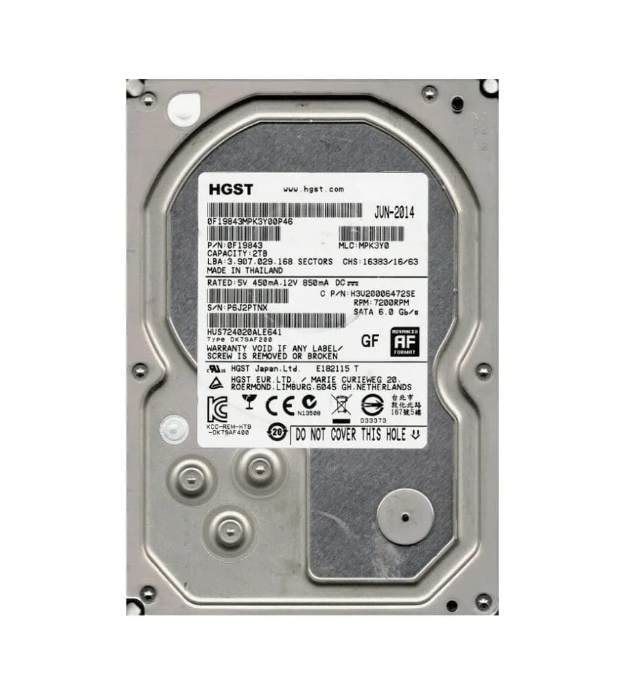 HGST HUS724020ALE641 2TB 6Gb/s SATA