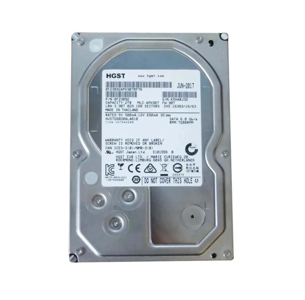 HGST HUS726020ALA610 2TB 6Gb/s SATA