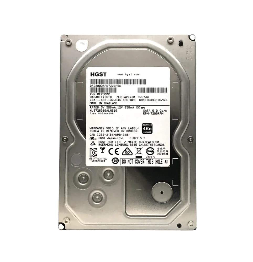 HGST HUS726060ALN610 6TB 6Gb/s SATA