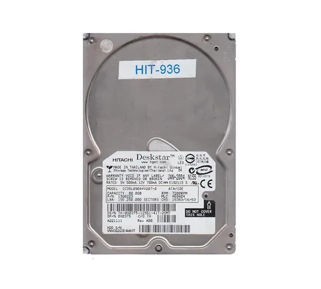 Hitachi IC35L090AVV207-0 80GB IDE Ultra ATA/100 (ATA-6)