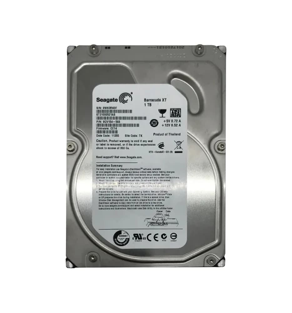 Seagate ST31000521AS 1TB 3Gb/s SATA