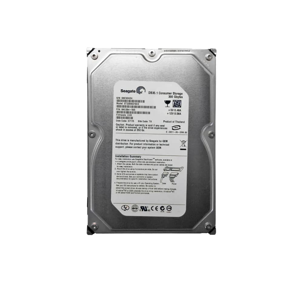 Seagate ST3300831SCE 300GB 1.5Gb/s SATA