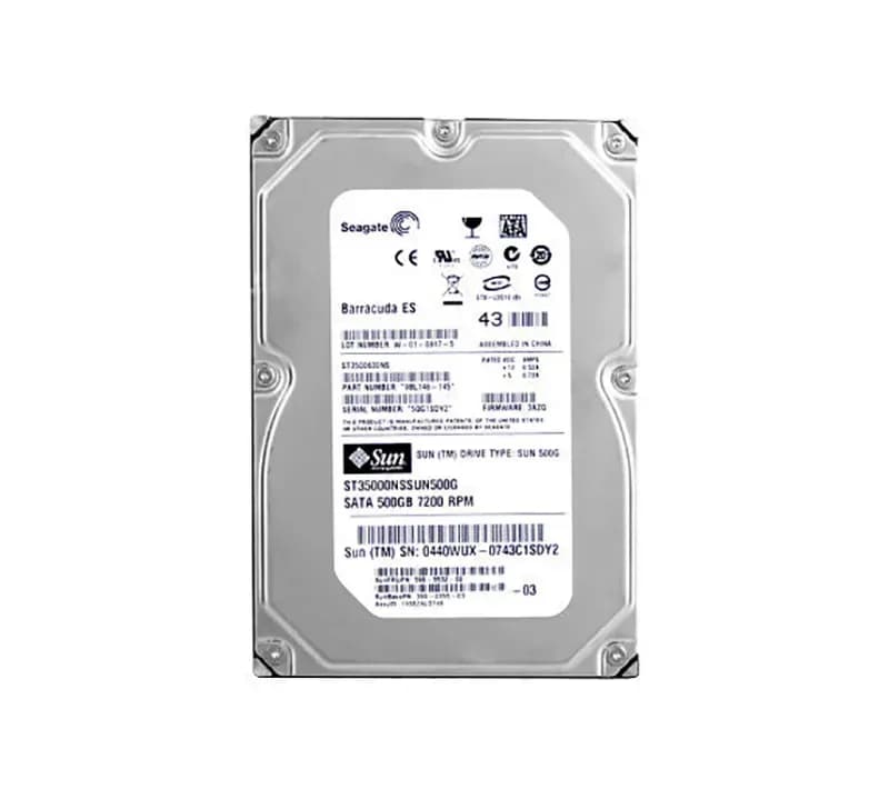 Sun ST35000NSSUN500G 500GB 3Gb/s SATA