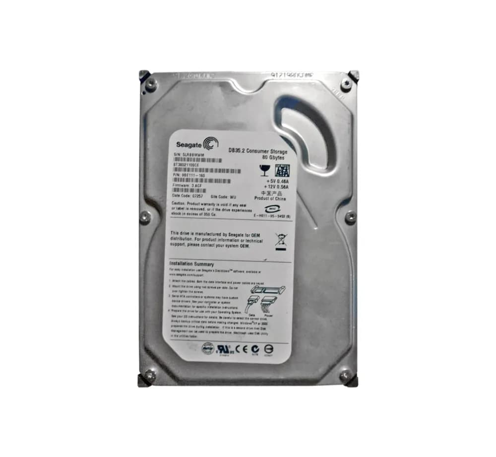 Seagate ST3802110SCE 80GB 1.5Gb/s SATA