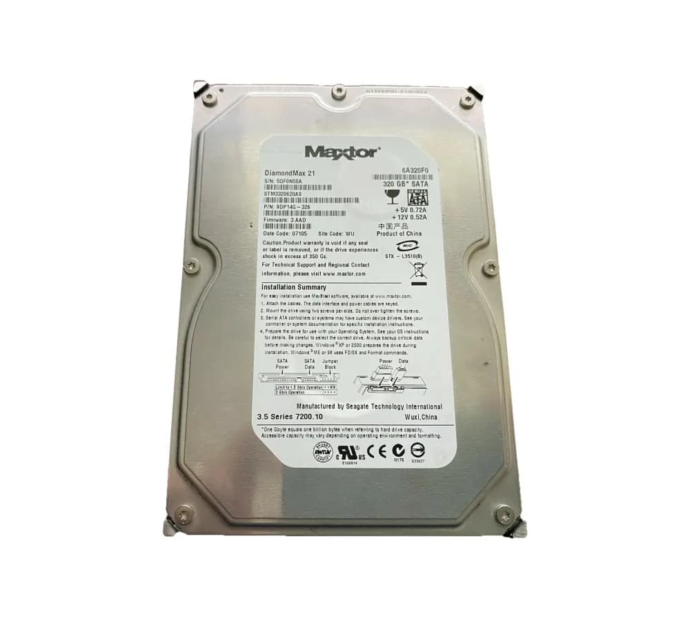 Maxtor STM3320620AS 320GB 3Gb/s SATA