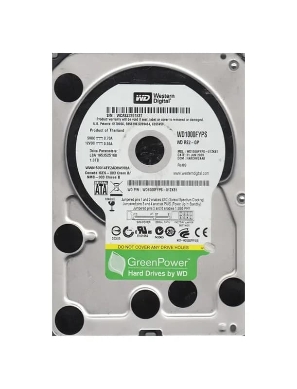 Western Digital WD1000FYPS-01ZKB1 1TB 3Gb/s SATA