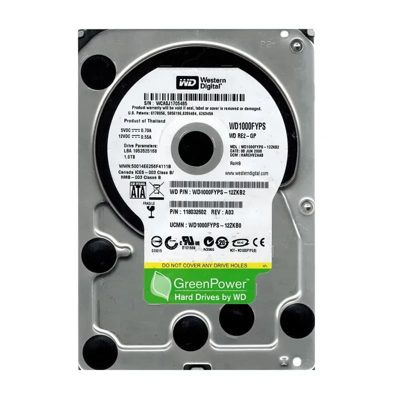 Western Digital WD1000FYPS-12ZKB2 1TB 3Gb/s SATA