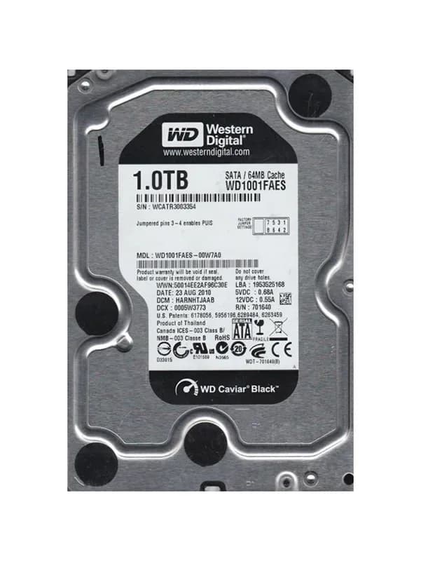 Western Digital WD1001FAES-00W7A0 1TB 3Gb/s SATA