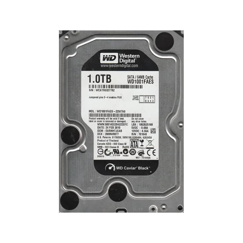 Western Digital WD1001FAES-22W7A0 1TB 3Gb/s SATA