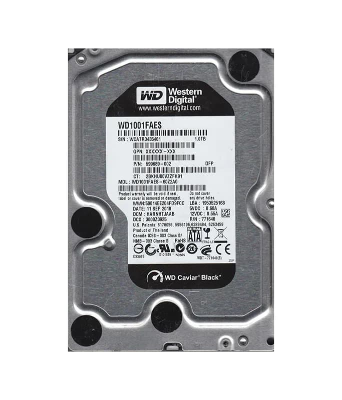 Western Digital WD1001FAES-60Z2A0 1TB 3Gb/s SATA