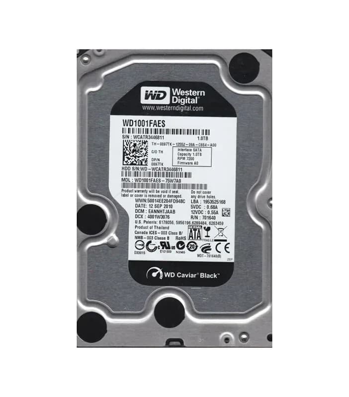 Western Digital WD1001FAES-75W7A0 1TB 3Gb/s SATA