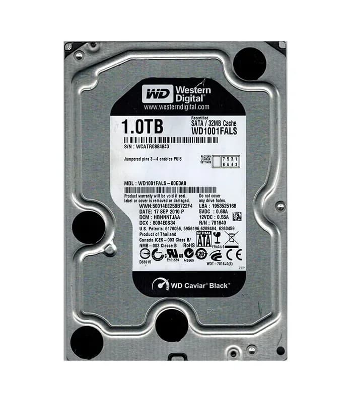 Western Digital WD1001FALS-00E3A0 1TB 3Gb/s SATA