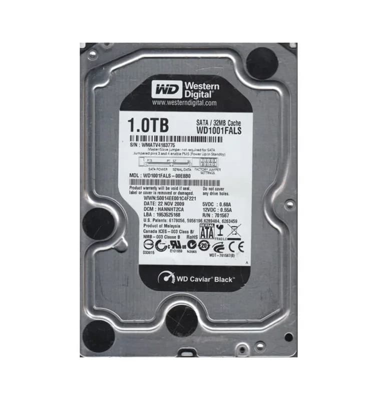Western Digital WD1001FALS-00E8B0 1TB 3Gb/s SATA