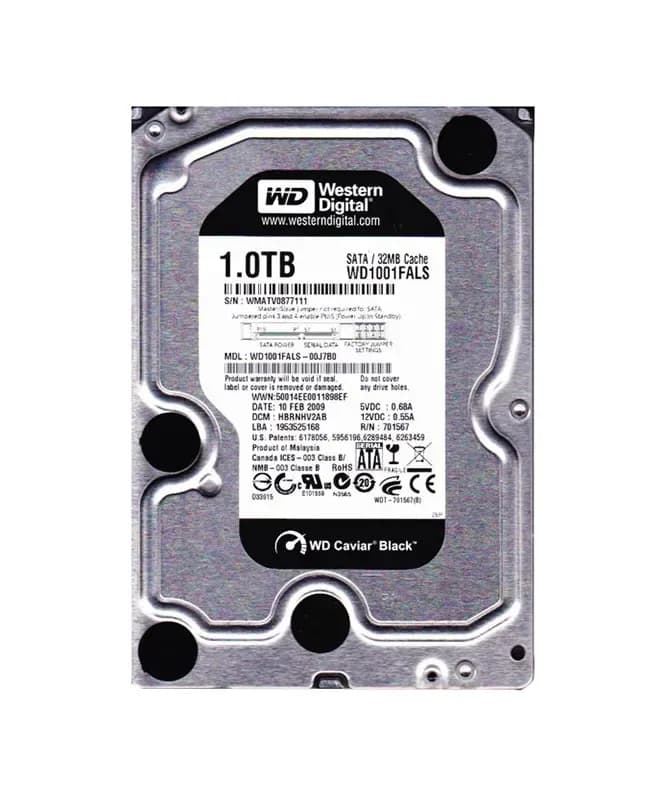 Western Digital WD1001FALS-00J7B0 1TB 3Gb/s SATA