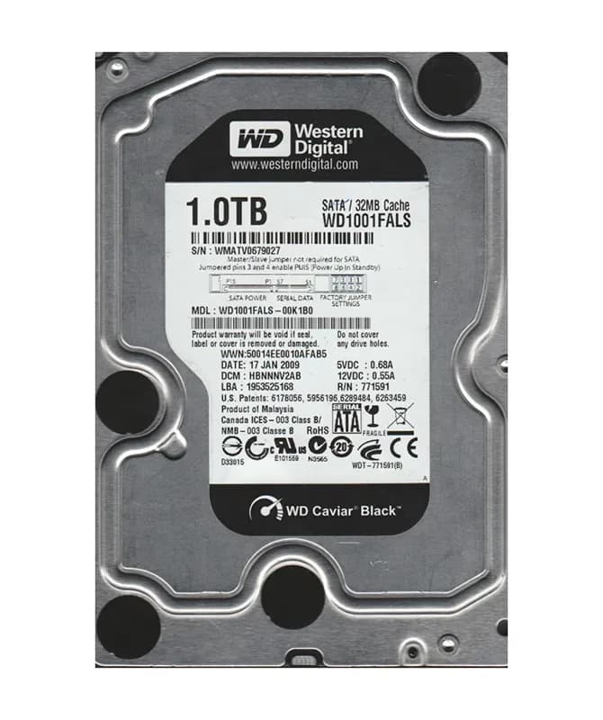Western Digital WD1001FALS-00K1B0 1TB 3Gb/s SATA
