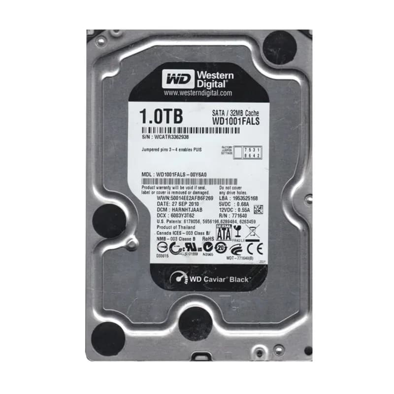 Western Digital WD1001FALS-00Y6A0 1TB 3Gb/s SATA