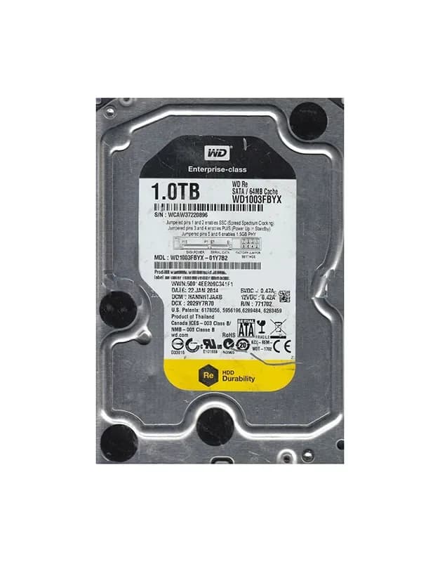 Western Digital WD1003FBYX-01Y7B2 1TB 3Gb/s SATA