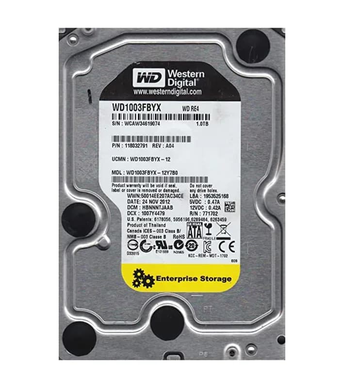 Western Digital WD1003FBYX-12Y7B0 1TB 3Gb/s SATA