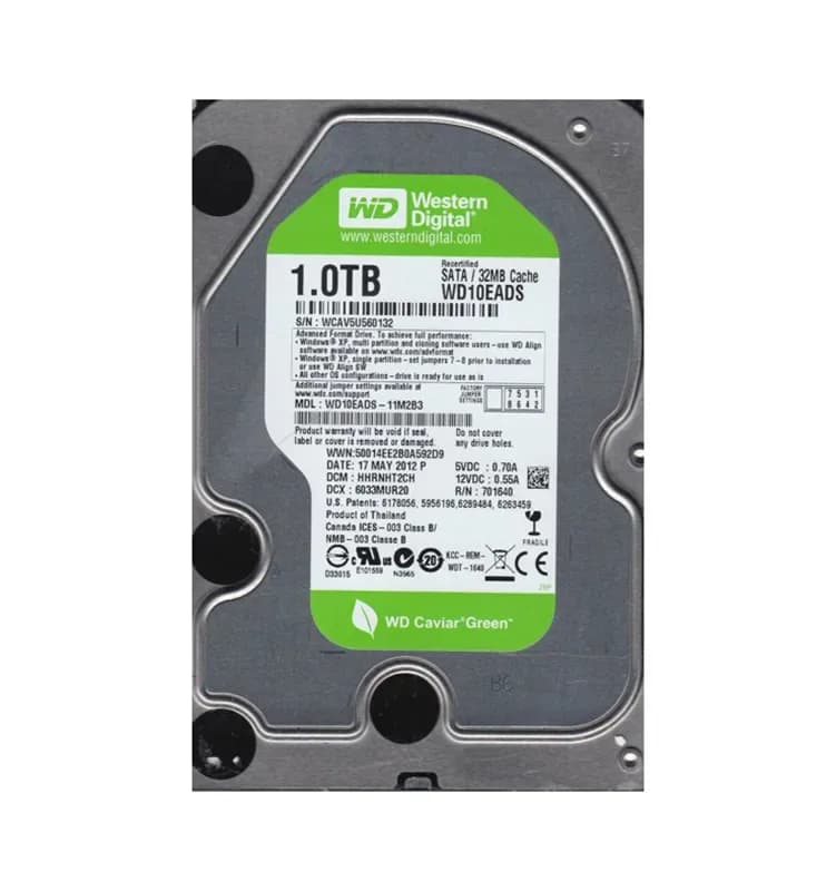 Western Digital WD10EADS-11M2B3 1TB 3Gb/s SATA