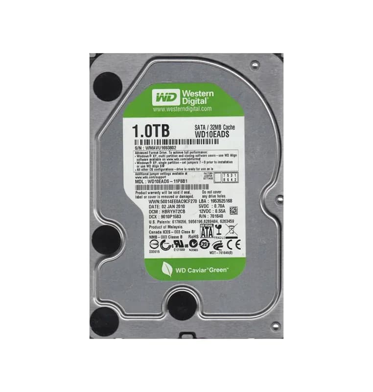 Western Digital WD10EADS-11P8B1 1TB 3Gb/s SATA